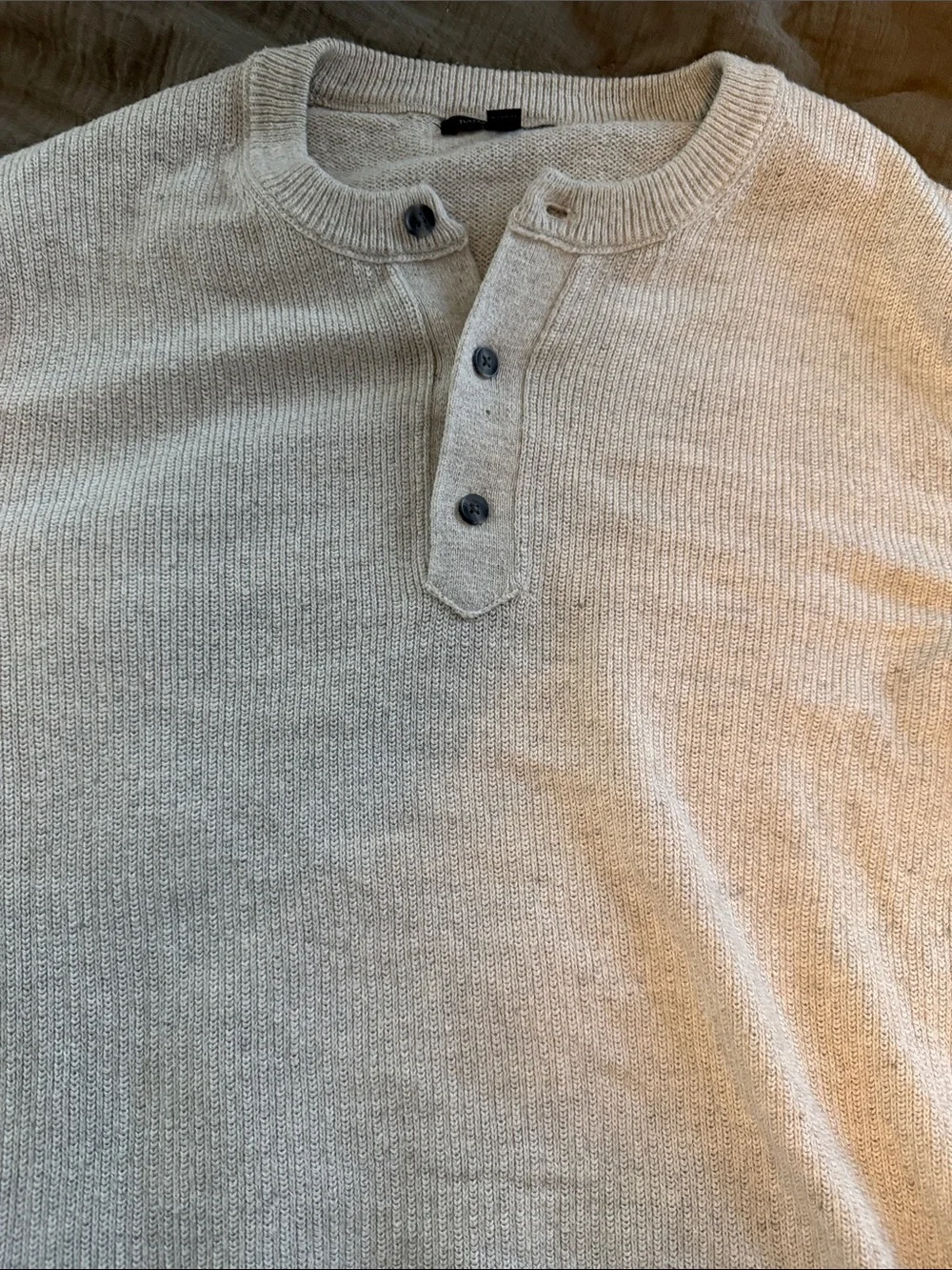 Banana Republic Light Cream Crewneck Sweater